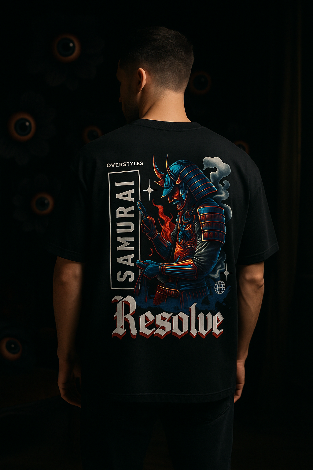 Samurai Resolve — Oversized Fit T-Shirt