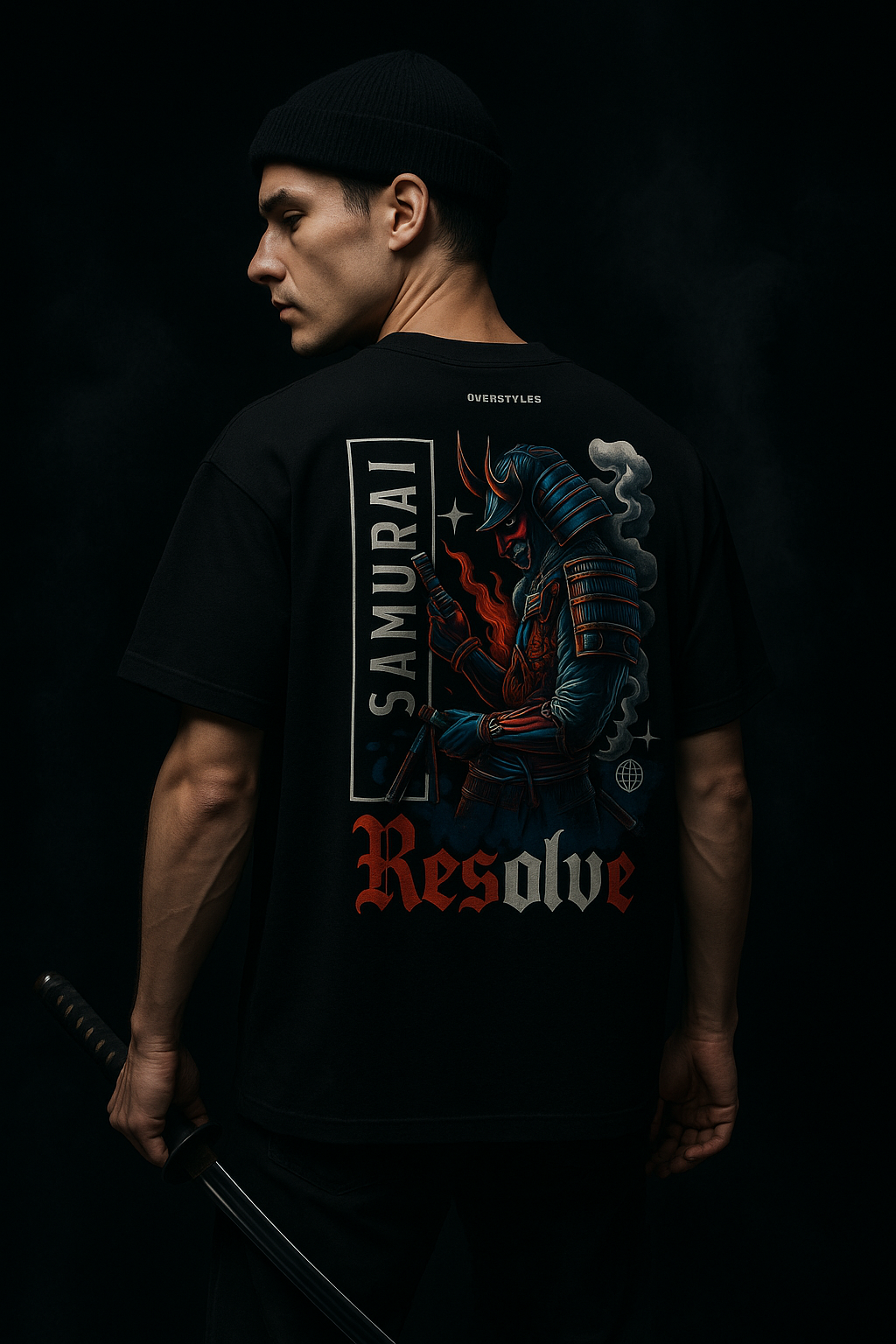 Samurai Resolve — Oversized Fit T-Shirt