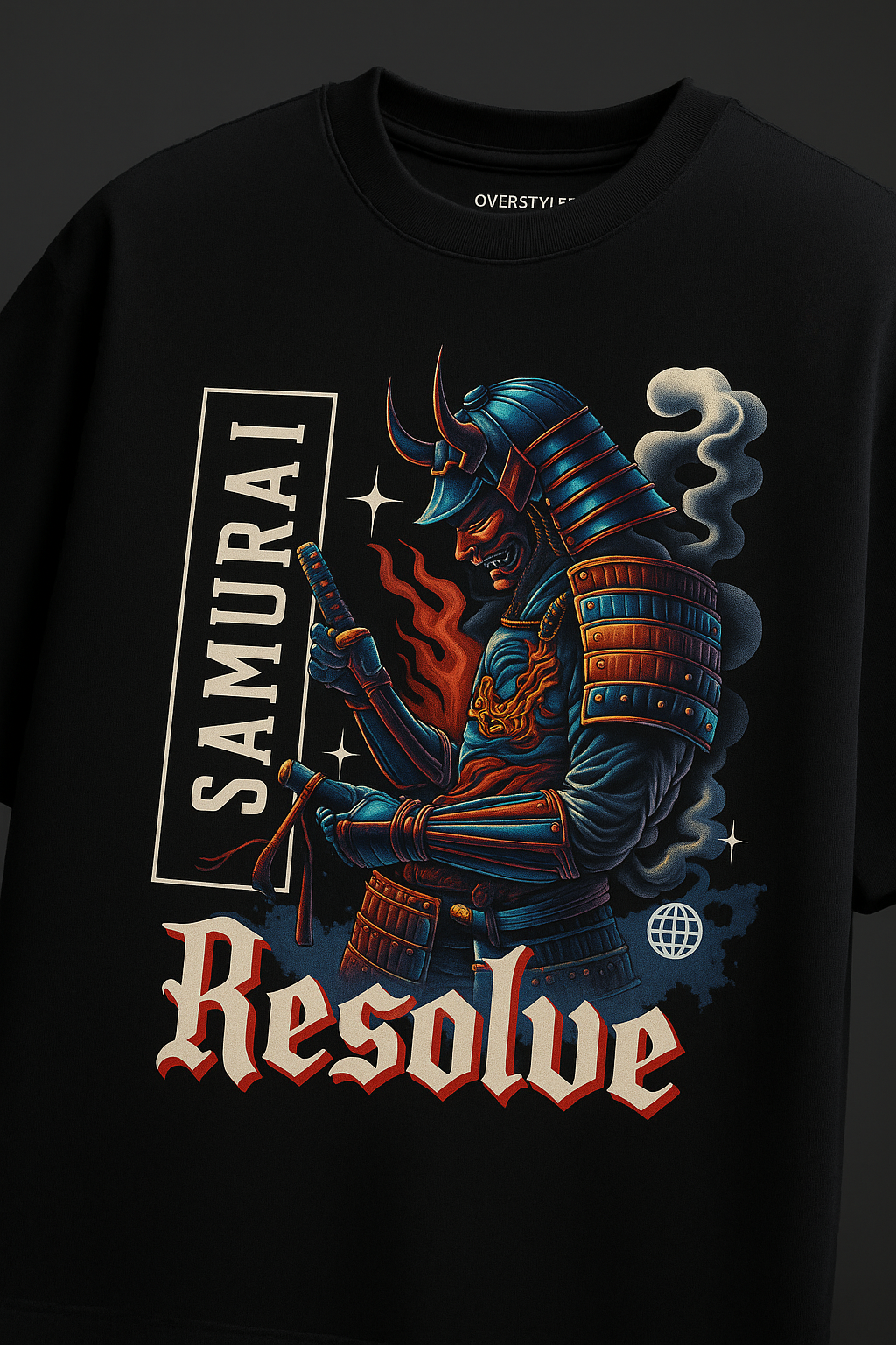 Samurai Resolve — Oversized Fit T-Shirt