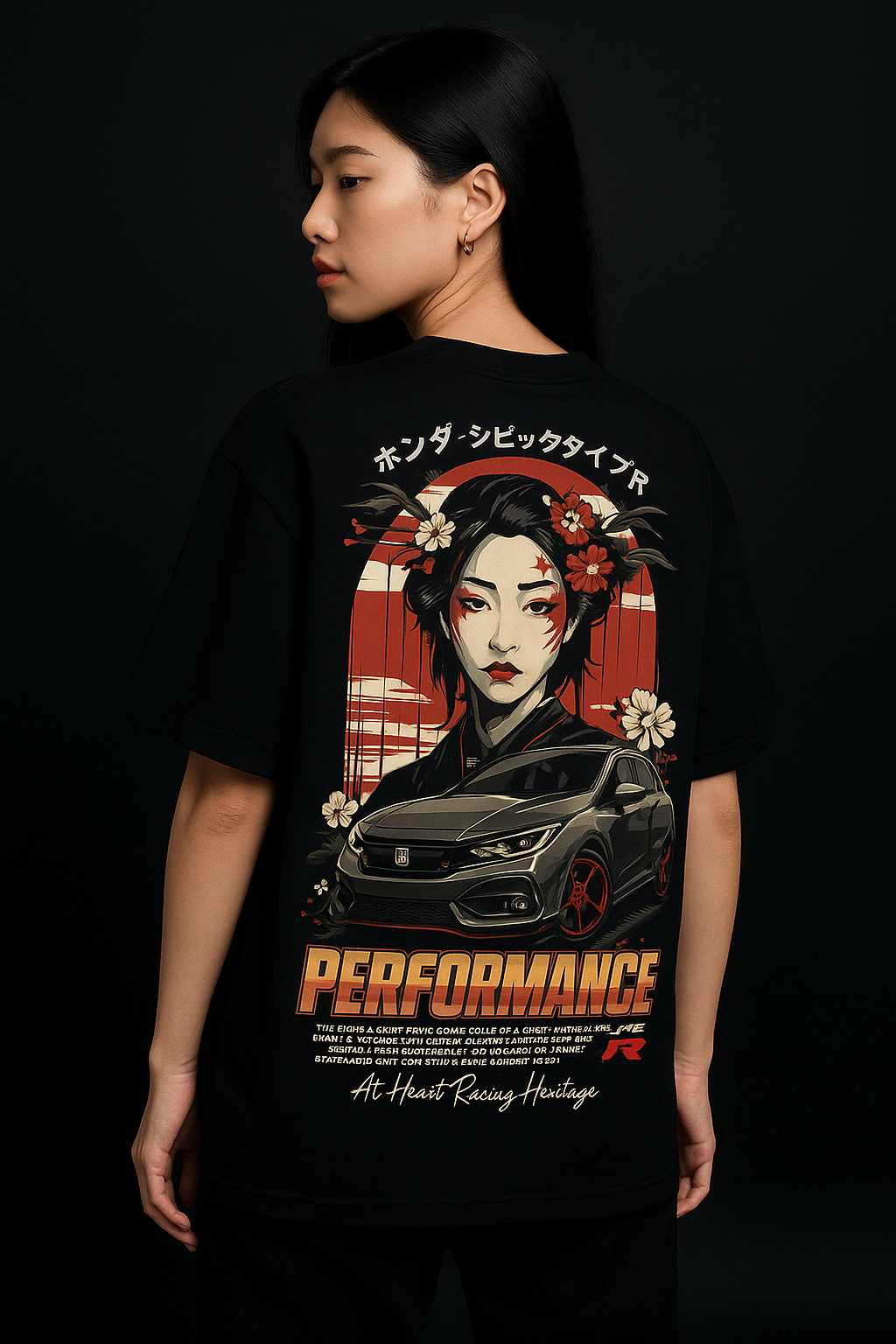 OVERSTYLES - "Performance Heritage" Oversized Graphic Tee