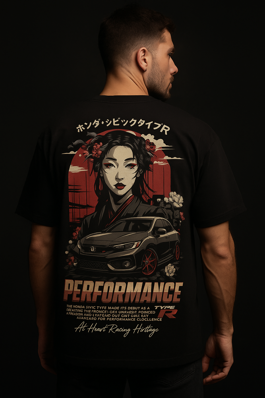 OVERSTYLES - "Performance Heritage" Oversized Graphic Tee