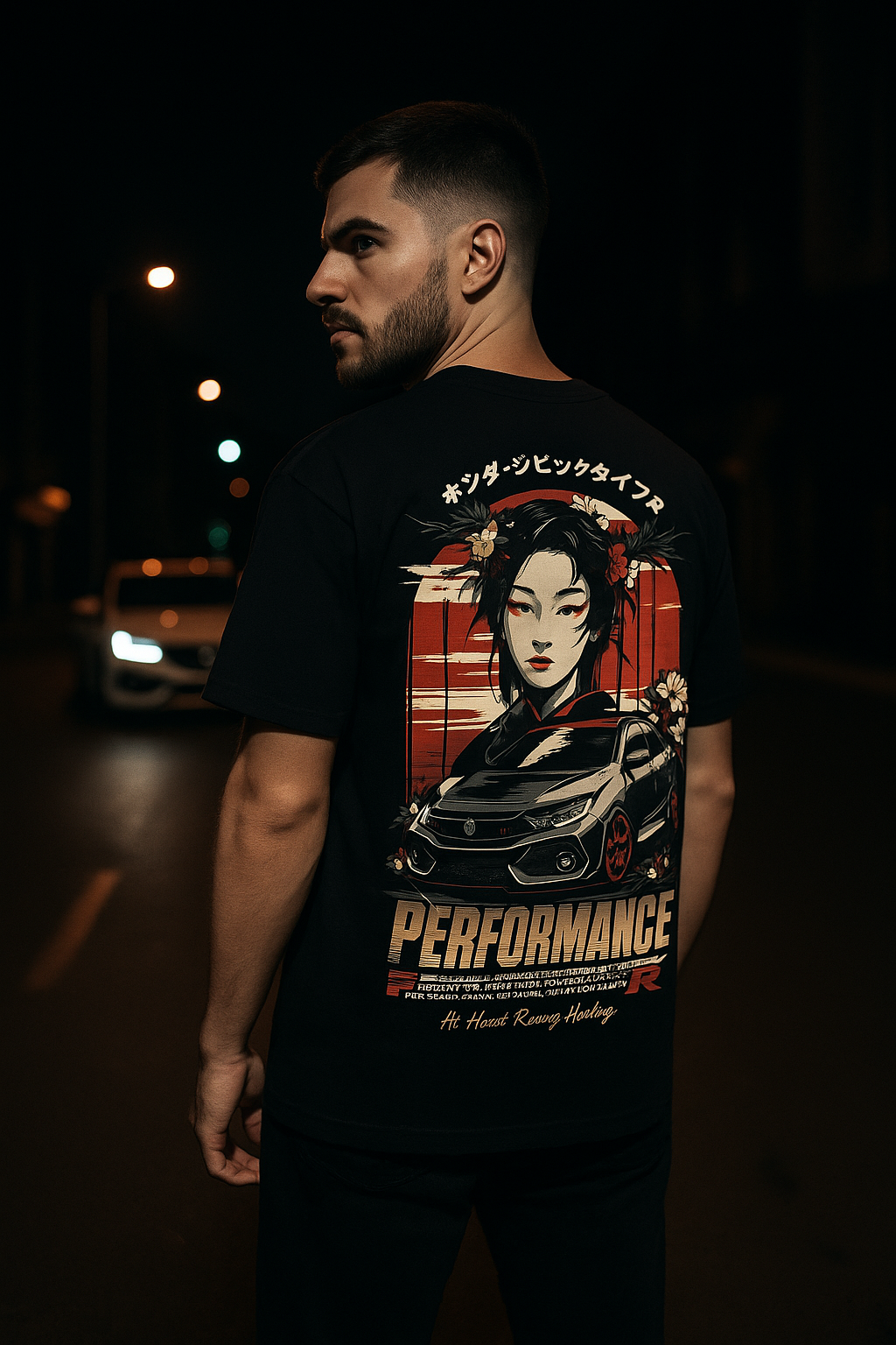 OVERSTYLES - "Performance Heritage" Oversized Graphic Tee