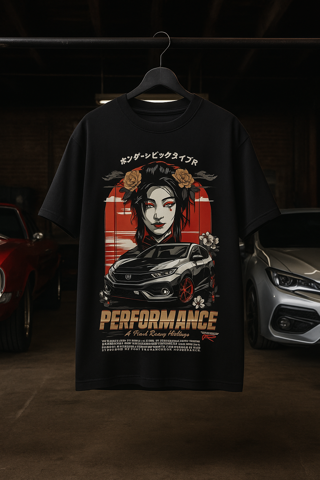 OVERSTYLES - "Performance Heritage" Oversized Graphic Tee