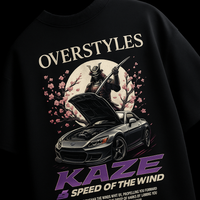 Overstyles — KAZE Samurai Speed Oversized T-Shirt