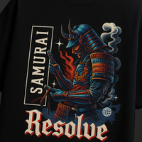 Samurai Resolve — Oversized Fit T-Shirt