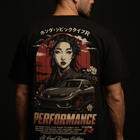 OVERSTYLES - "Performance Heritage" Oversized Graphic Tee